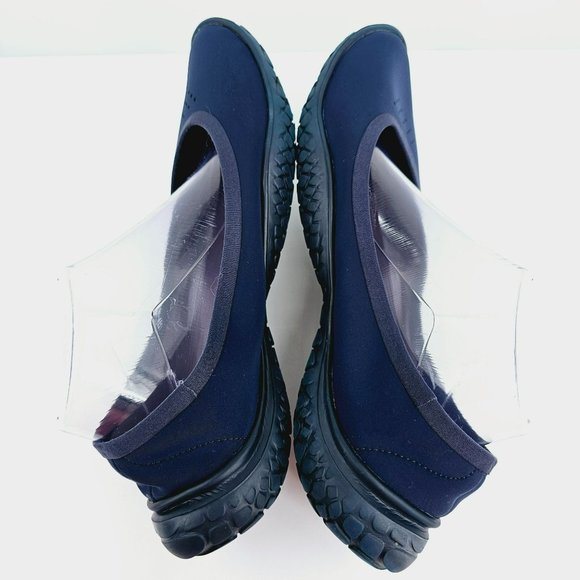 LISSOM Flytes 11.5 Ballet Flats Navy Slip On Comfort Lightweight Stretchy Casual - Picture 9 of 15